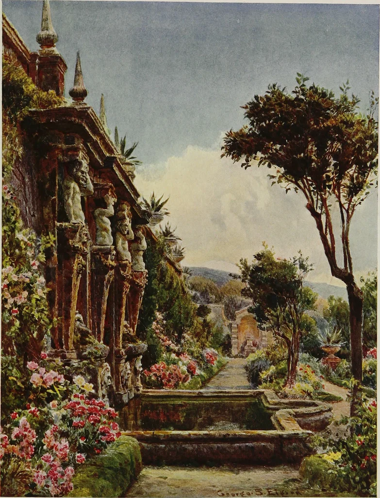 An illustration from Italian gardens, 1907, leaf 236