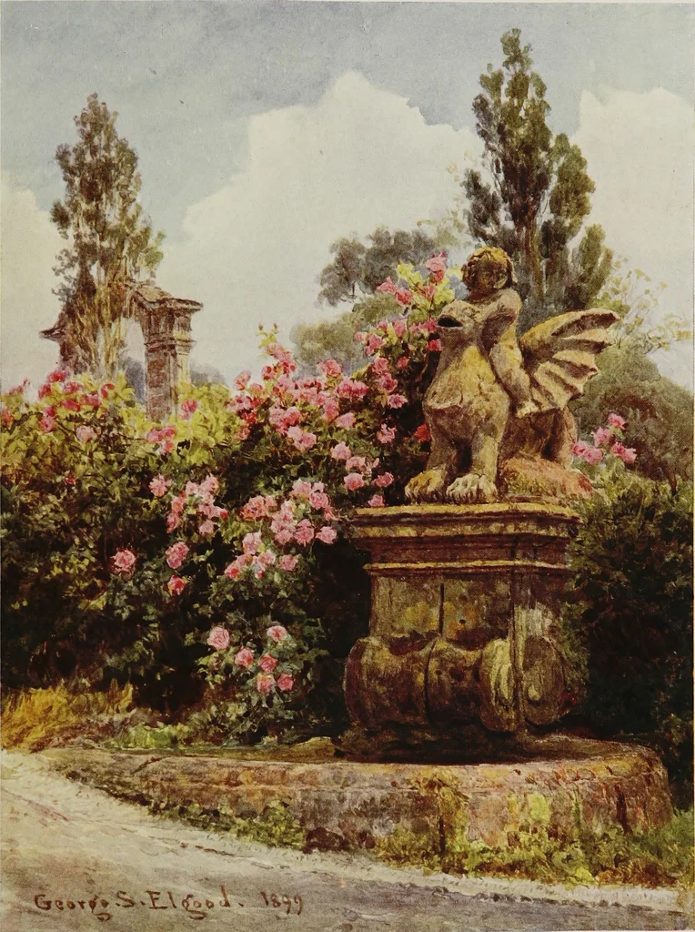 An illustration from Italian gardens, 1907, leaf 240