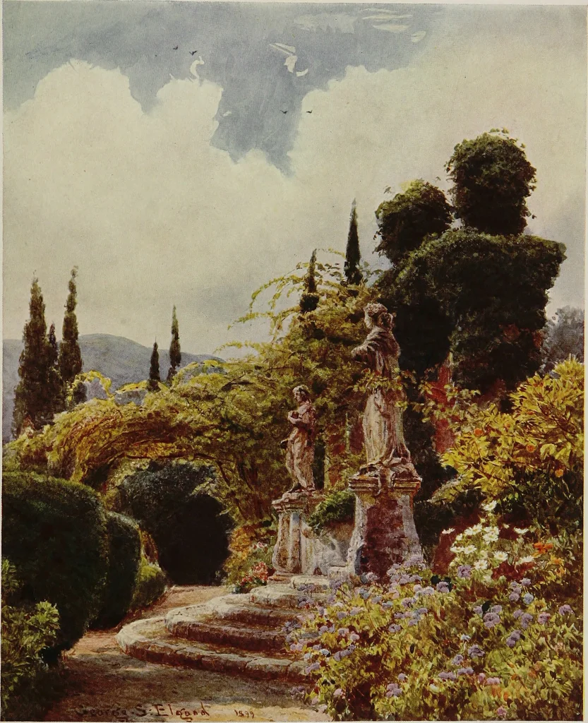 An illustration from Italian gardens, 1907, leaf 256
