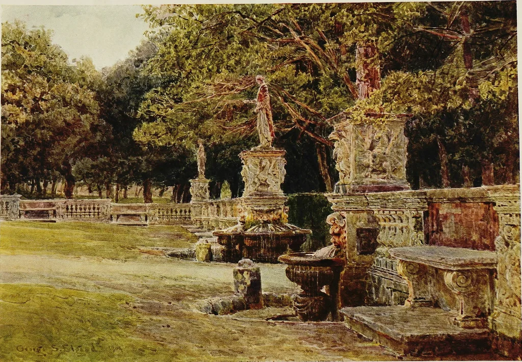 An illustration from Italian gardens, 1907, leaf 31