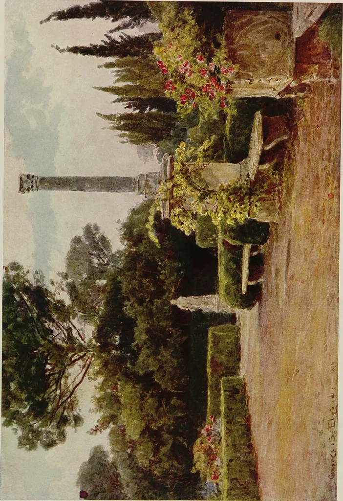 An illustration from Italian gardens, 1907, leaf 44