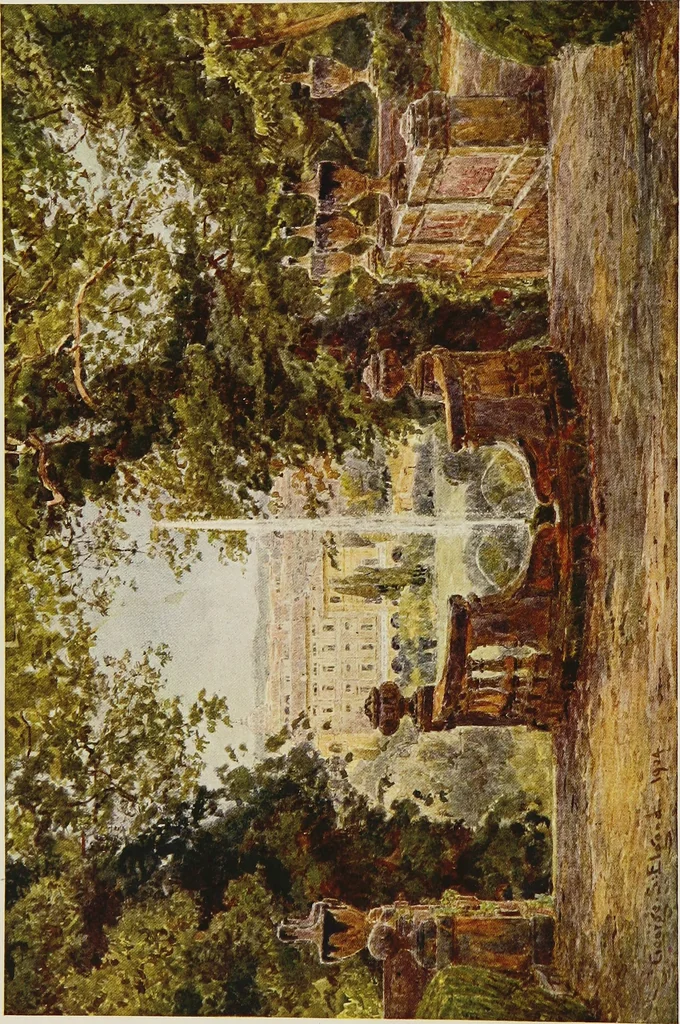 An illustration from Italian gardens, 1907, leaf 61