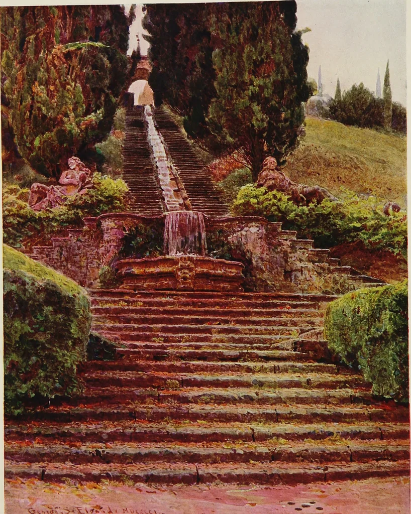 An illustration from Italian gardens, 1907, leaf 7