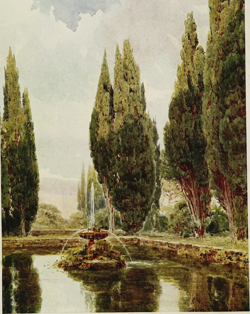 An illustration from Italian gardens, 1907, leaf 93
