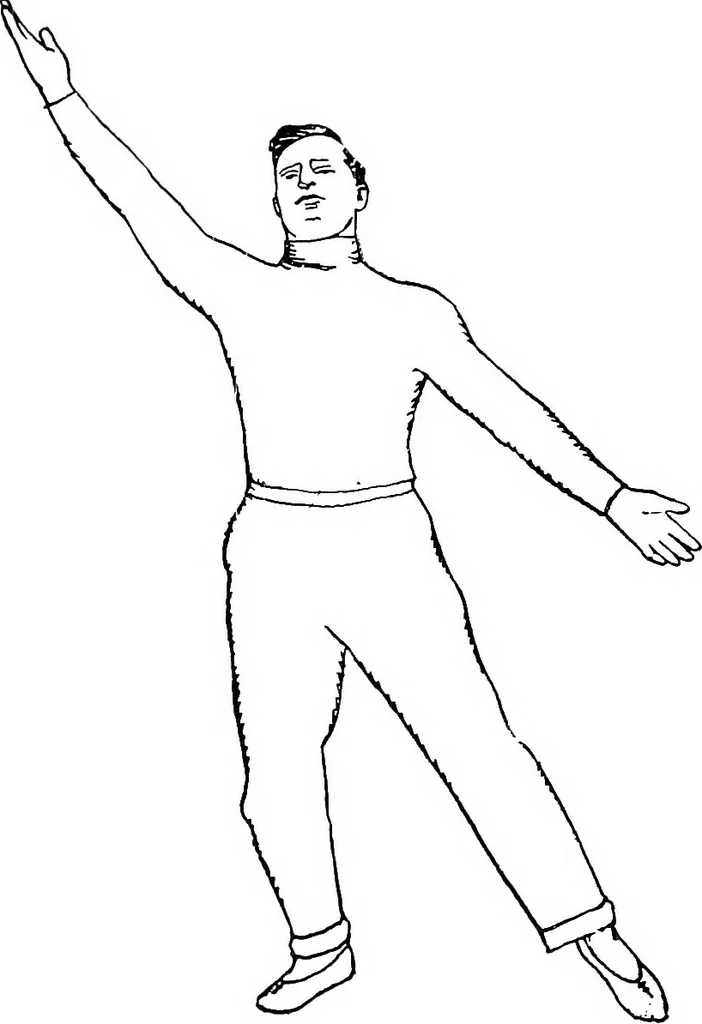 An illustration from Folk-dances and singing games; Dances of the people, 1909, leaf 57