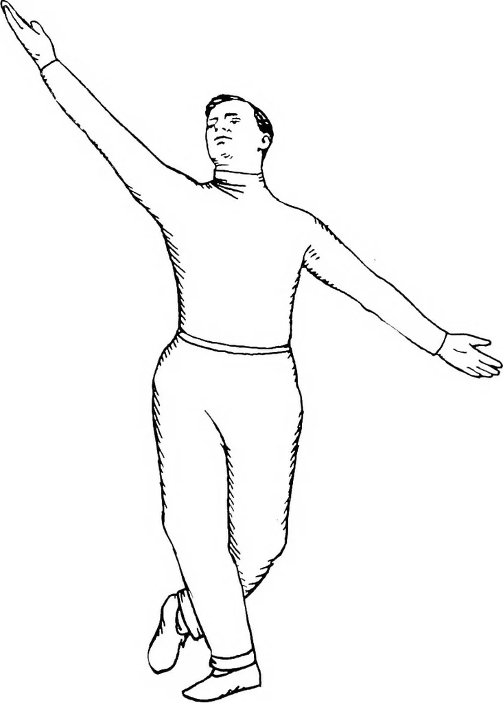 An illustration from Folk-dances and singing games; Dances of the people, 1909, leaf 58