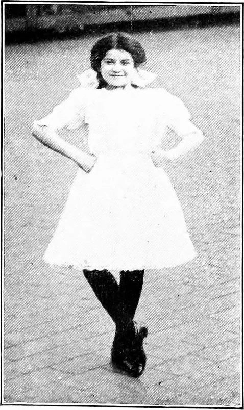 An illustration from Folk-dances and singing games; Dances of the people, 1909, leaf 63