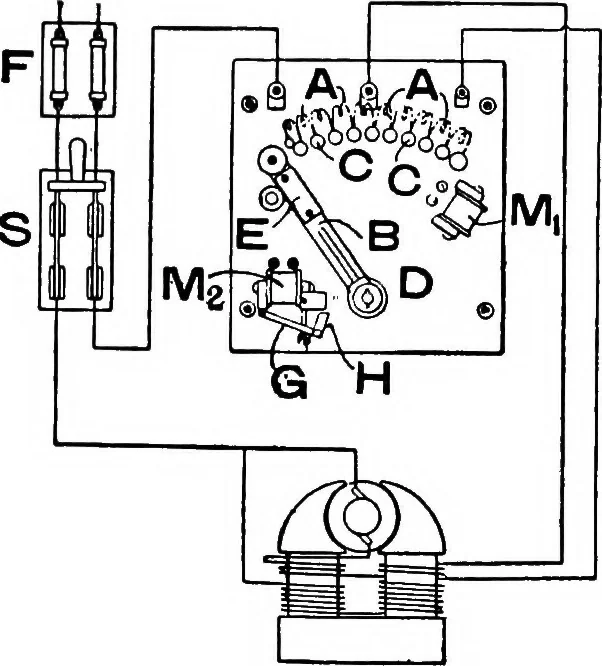 An illustration from A dictionary of electrical engineering, 1911, leaf 214