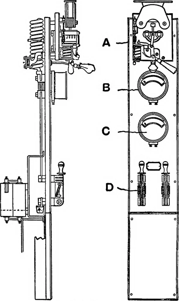 An illustration from A dictionary of electrical engineering, 1911, leaf 95