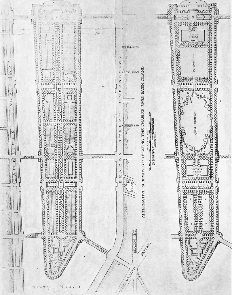 An illustration from Report made to the Boston society of architects, 1907, leaf 45