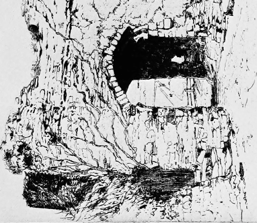 An illustration from Modern etchings, mezzotints and dry-points, 1913, leaf 104