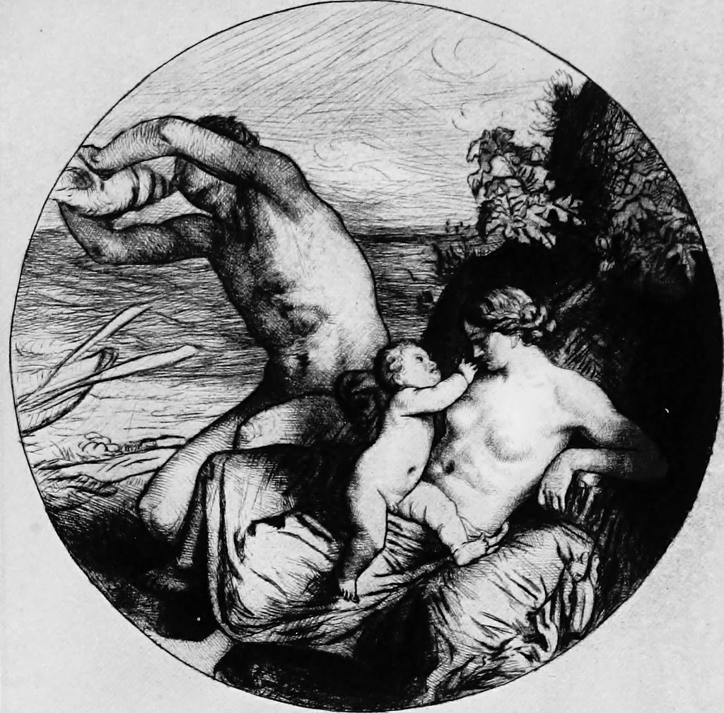 An illustration from Modern etchings, mezzotints and dry-points, 1913, leaf 106