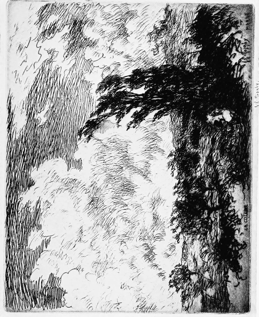 An illustration from Modern etchings, mezzotints and dry-points, 1913, leaf 134