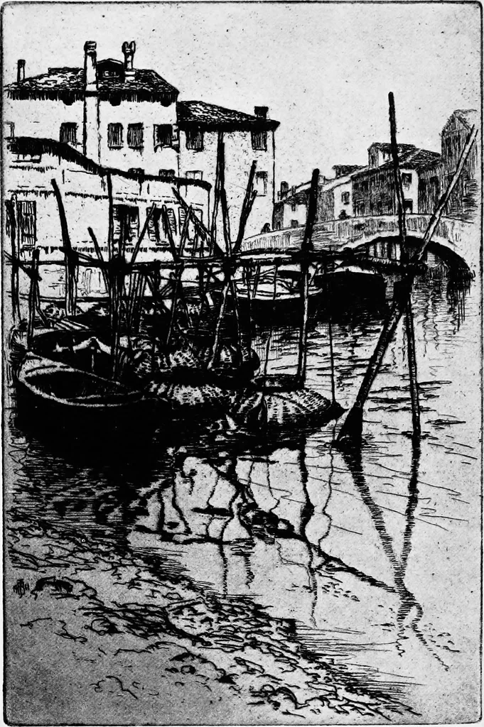 An illustration from Modern etchings, mezzotints and dry-points, 1913, leaf 138