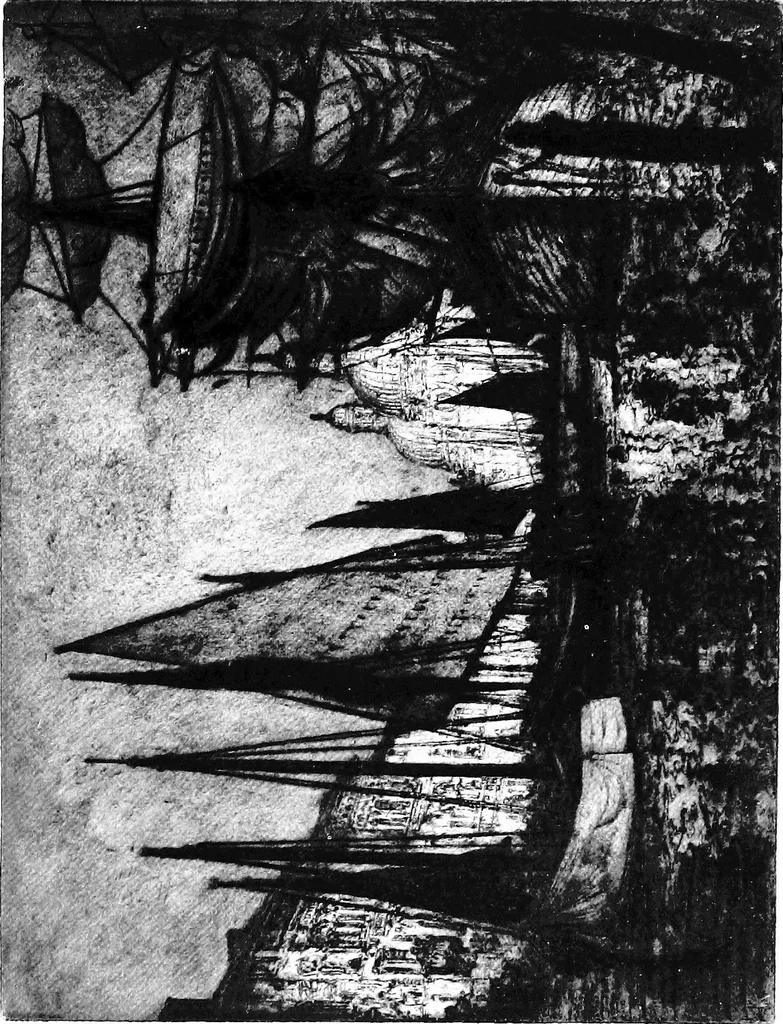 An illustration from Modern etchings, mezzotints and dry-points, 1913, leaf 140