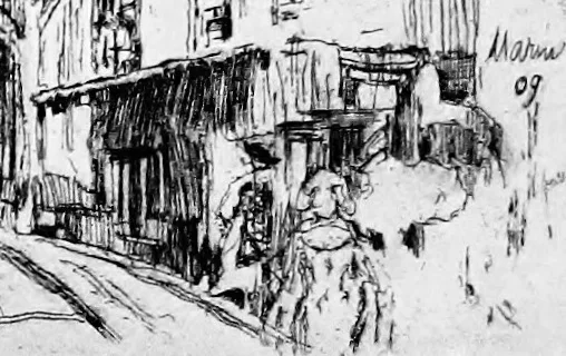 An illustration from Modern etchings, mezzotints and dry-points, 1913, leaf 146