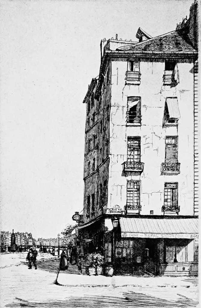 An illustration from Modern etchings, mezzotints and dry-points, 1913, leaf 169