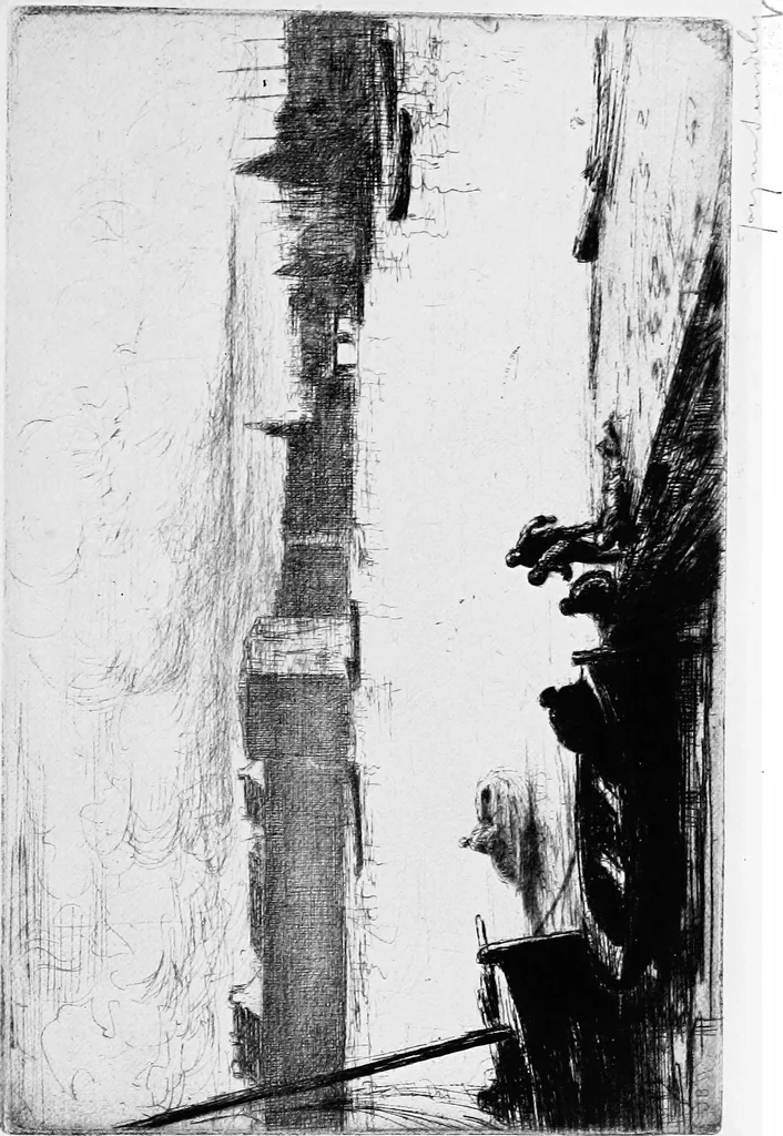 An illustration from Modern etchings, mezzotints and dry-points, 1913, leaf 178