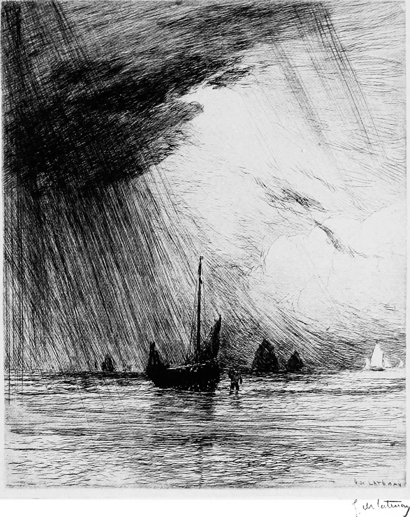 An illustration from Modern etchings, mezzotints and dry-points, 1913, leaf 184