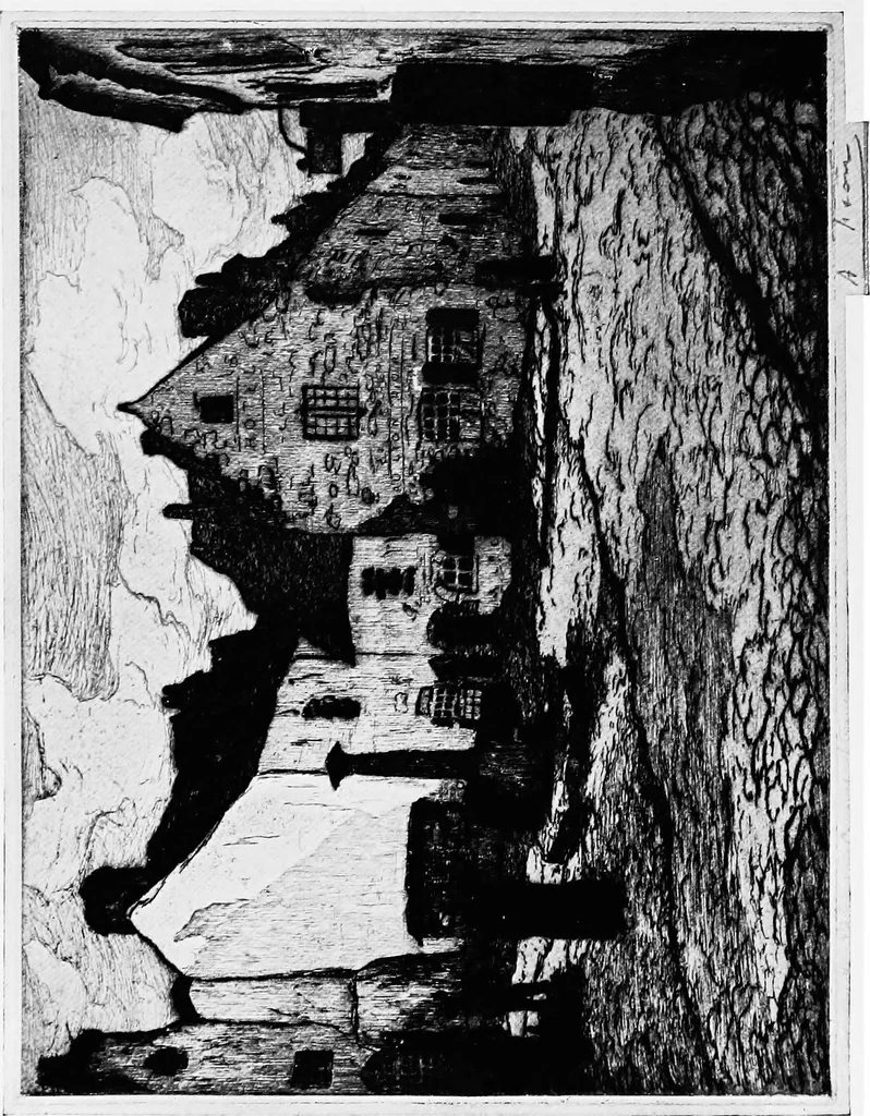 An illustration from Modern etchings, mezzotints and dry-points, 1913, leaf 187