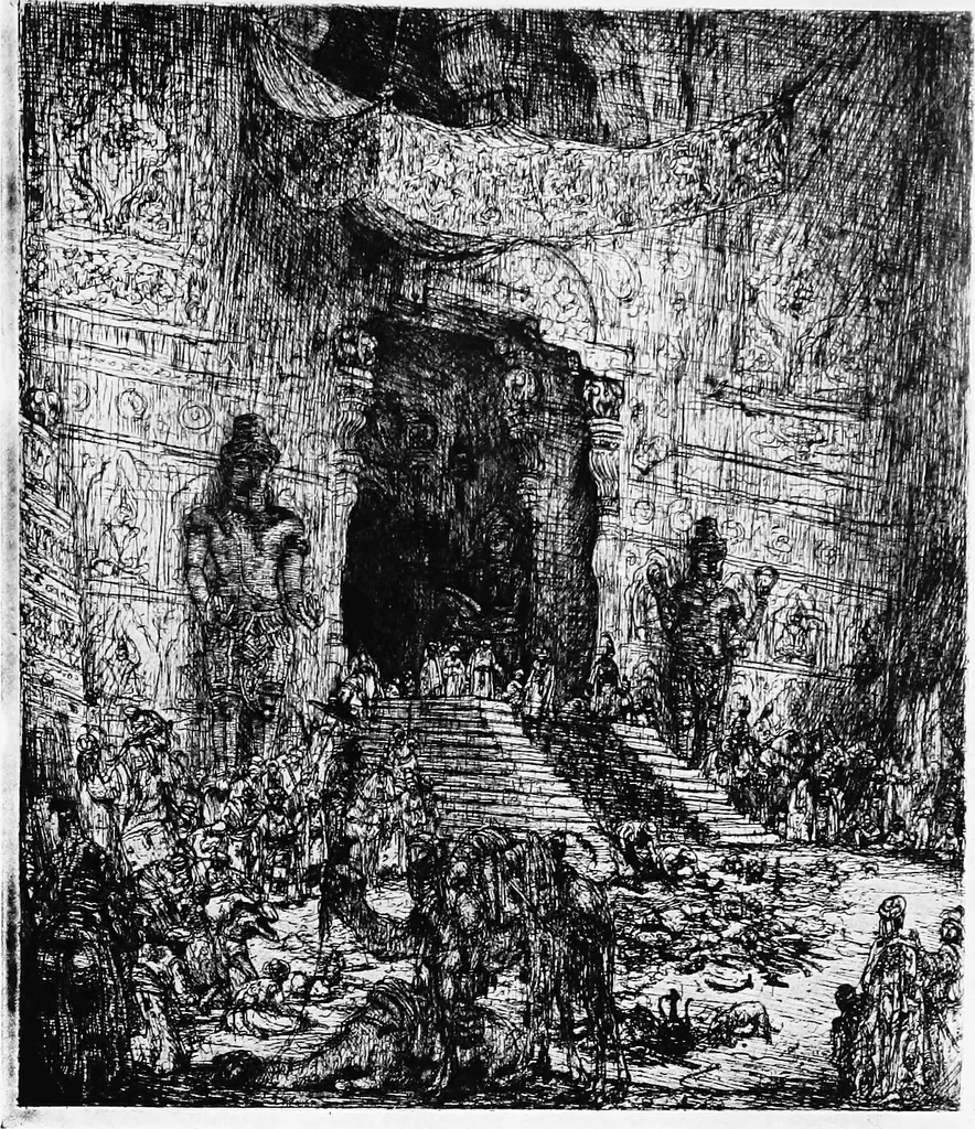 An illustration from Modern etchings, mezzotints and dry-points, 1913, leaf 208