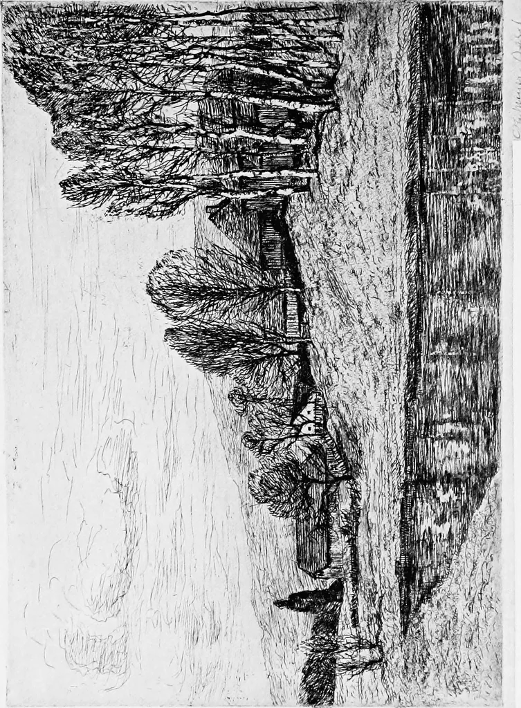 An illustration from Modern etchings, mezzotints and dry-points, 1913, leaf 267