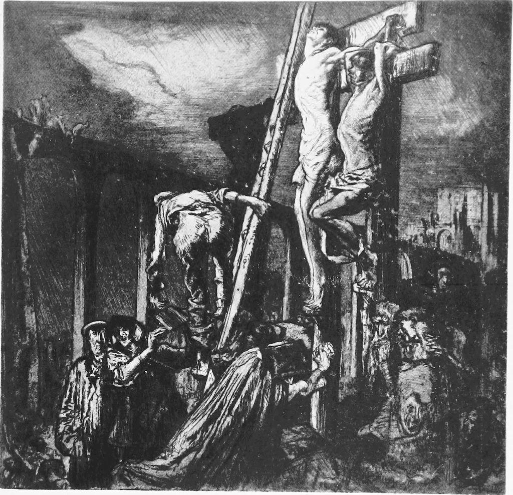 An illustration from Modern etchings, mezzotints and dry-points, 1913, leaf 28