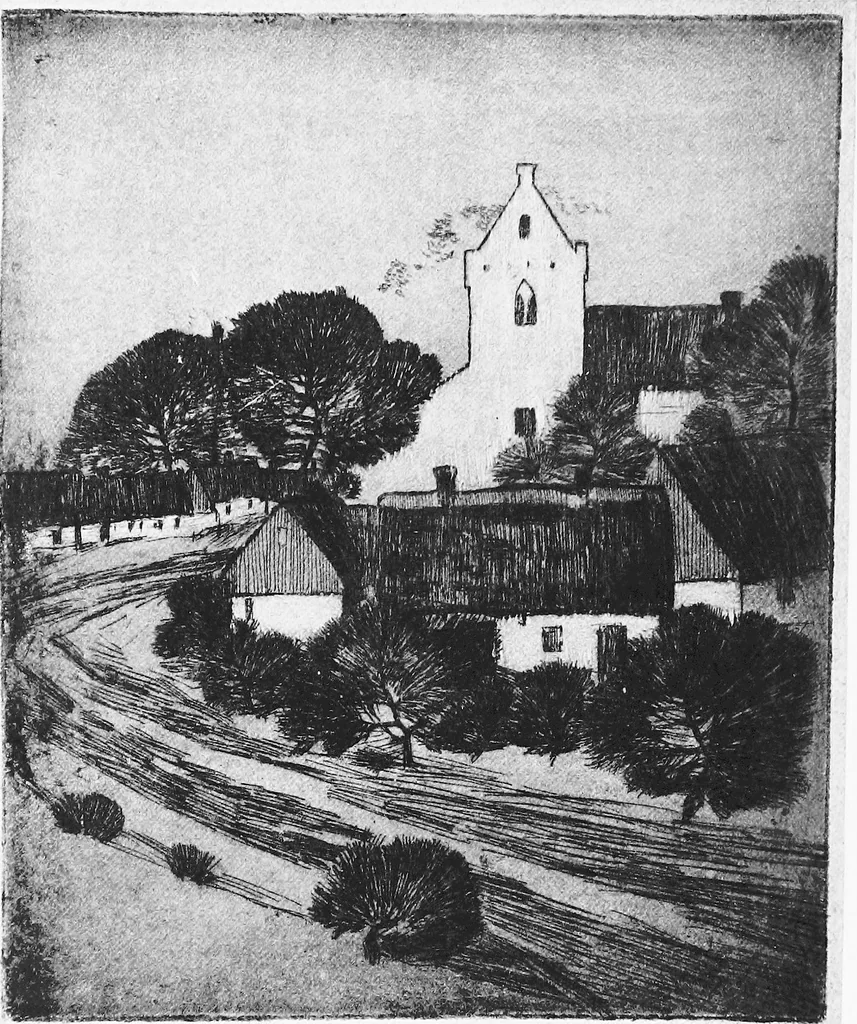 An illustration from Modern etchings, mezzotints and dry-points, 1913, leaf 285