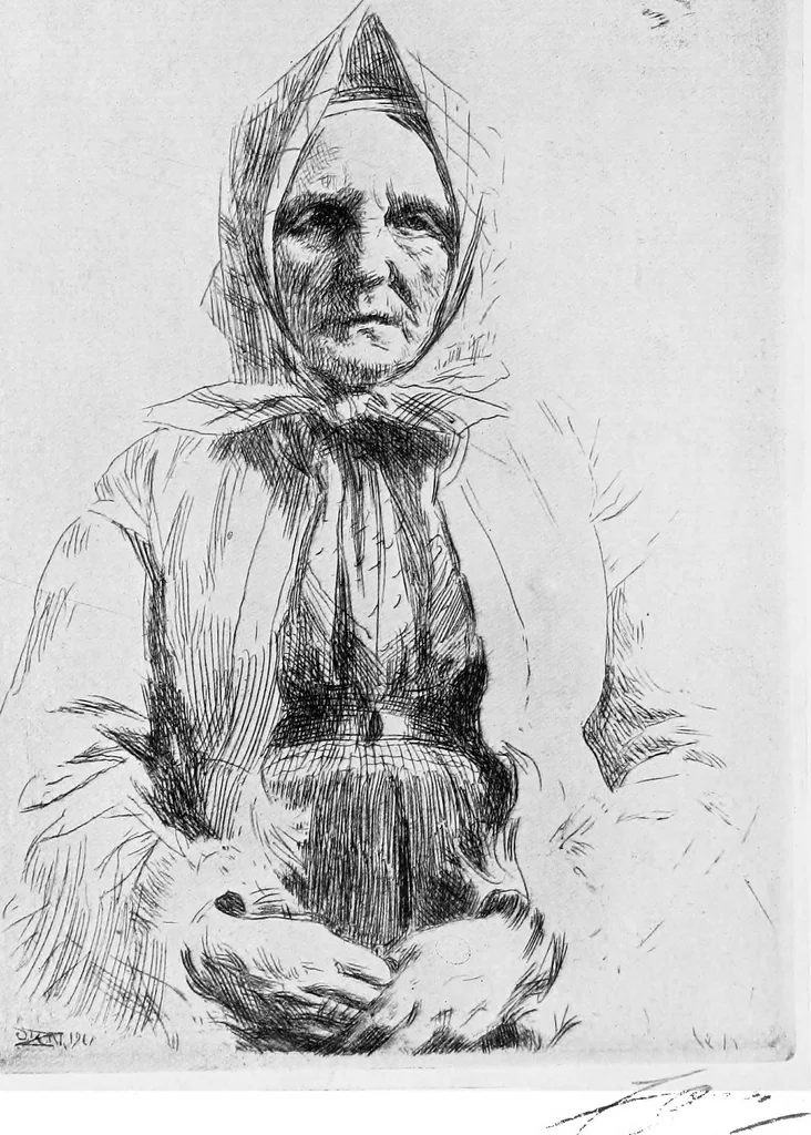 An illustration from Modern etchings, mezzotints and dry-points, 1913, leaf 291