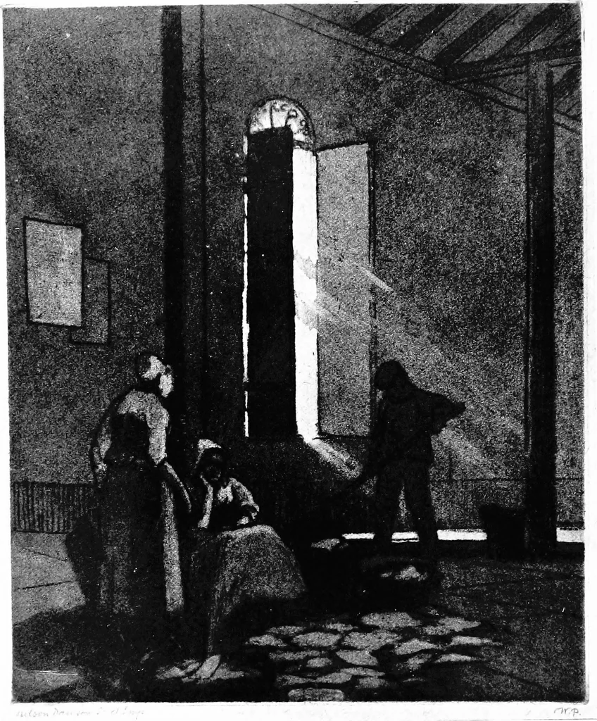 An illustration from Modern etchings, mezzotints and dry-points, 1913, leaf 39