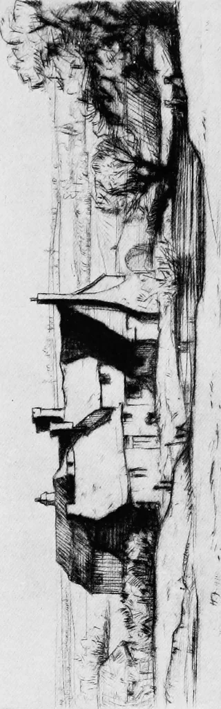 An illustration from Modern etchings, mezzotints and dry-points, 1913, leaf 54