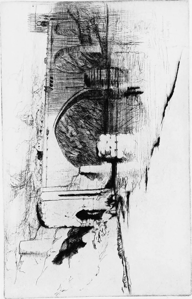 An illustration from Modern etchings, mezzotints and dry-points, 1913, leaf 80
