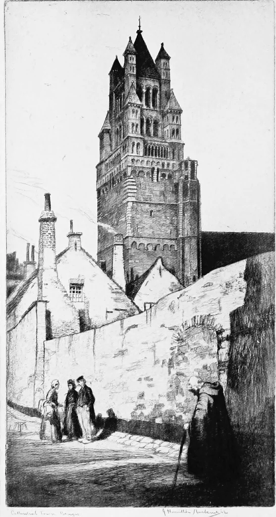 An illustration from Modern etchings, mezzotints and dry-points, 1913, leaf 83