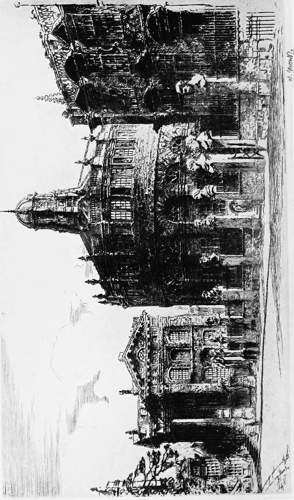 An illustration from Modern etchings, mezzotints and dry-points, 1913, leaf 85