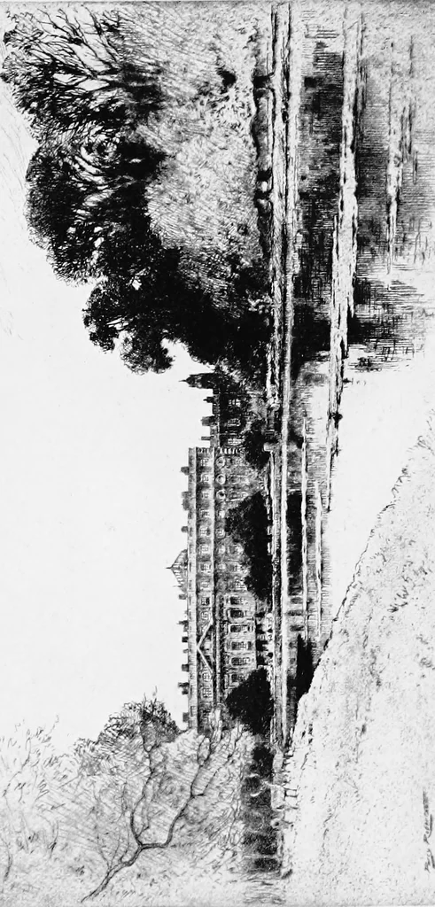 An illustration from Modern etchings, mezzotints and dry-points, 1913, leaf 95