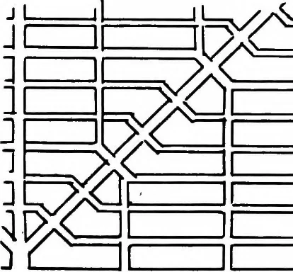 An illustration from City planning, with special reference to the planning of streets and lots, 1916, leaf 158