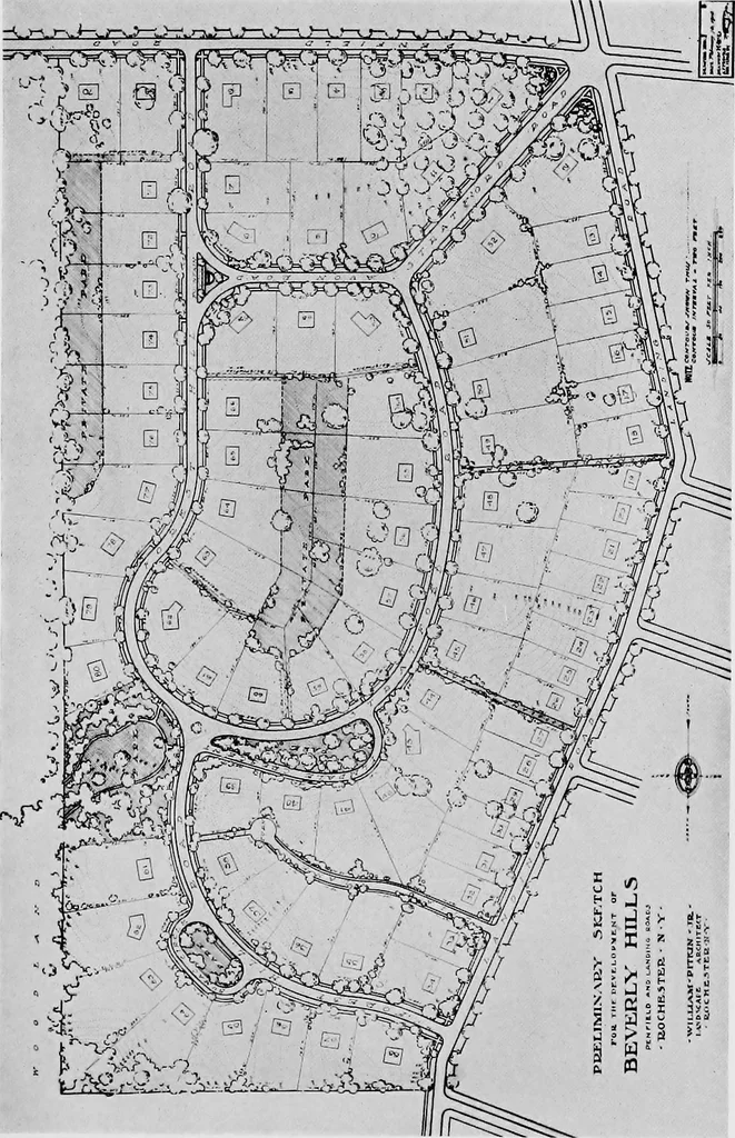 An illustration from City planning, with special reference to the planning of streets and lots, 1916, leaf 216
