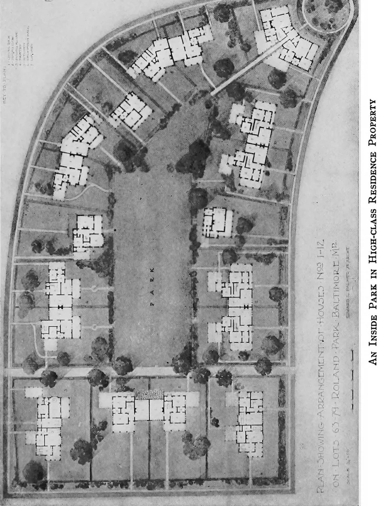 An illustration from City planning, with special reference to the planning of streets and lots, 1916, leaf 286
