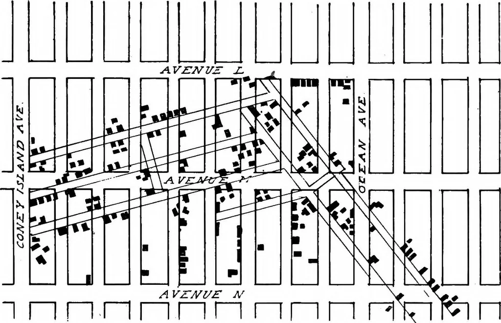 An illustration from City planning, with special reference to the planning of streets and lots, 1916, leaf 78
