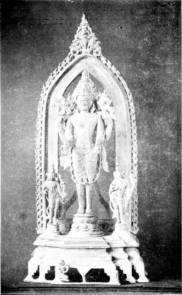 An illustration from Handbook to the sculptures in the Museum of the Bangiya Sahitya Parishad, 1922, leaf 206