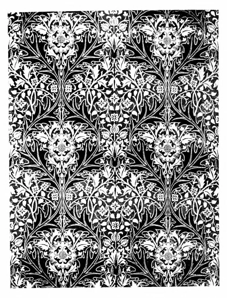 An illustration from Silk and wool tapestries, brocades, etc., 1900, leaf 11