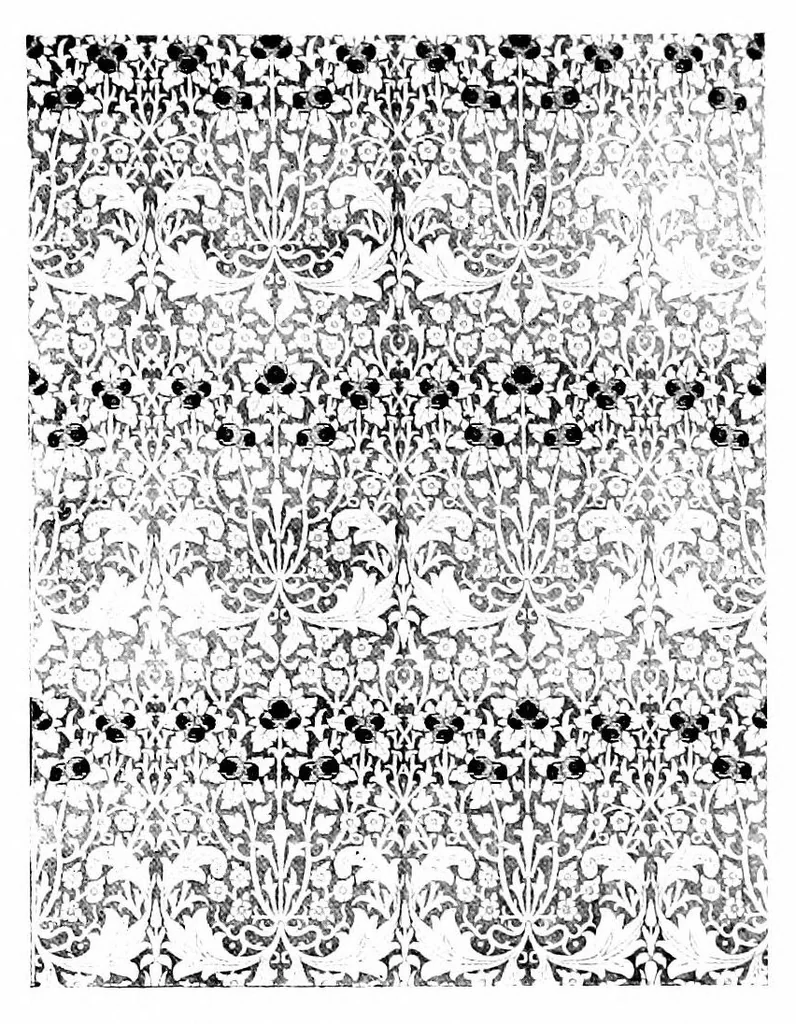 An illustration from Silk and wool tapestries, brocades, etc., 1900, leaf 11