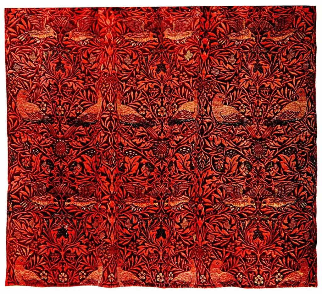 An illustration from Silk and wool tapestries, brocades, etc., 1900, leaf 13