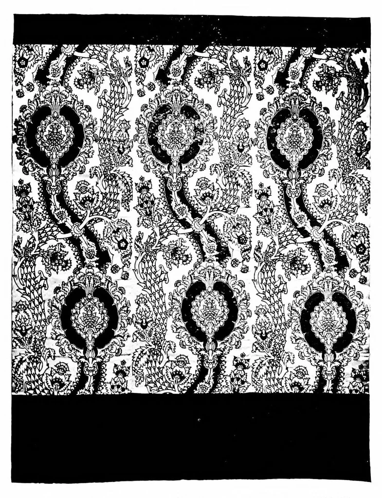 An illustration from Silk and wool tapestries, brocades, etc., 1900, leaf 20