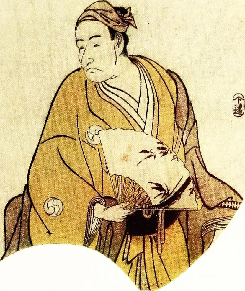 An illustration from A history of Japanese colour-prints, 1910, leaf 180