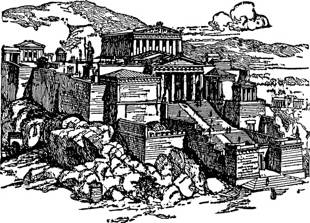An illustration from The beautiful necessity; seven essays on theosophy and architecture, 1922, leaf 28