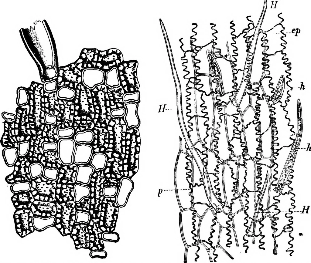 An illustration from The microscopy of vegetable foods : with special reference to the detection of adulteration and the diagnosis of mixtures, 1906, leaf 114
