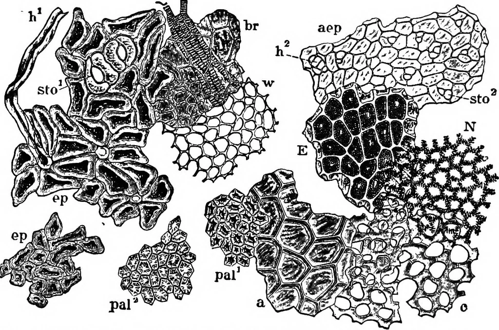 An illustration from The microscopy of vegetable foods : with special reference to the detection of adulteration and the diagnosis of mixtures, 1906, leaf 231