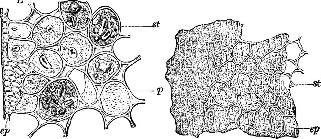 An illustration from The microscopy of vegetable foods : with special reference to the detection of adulteration and the diagnosis of mixtures, 1906, leaf 268