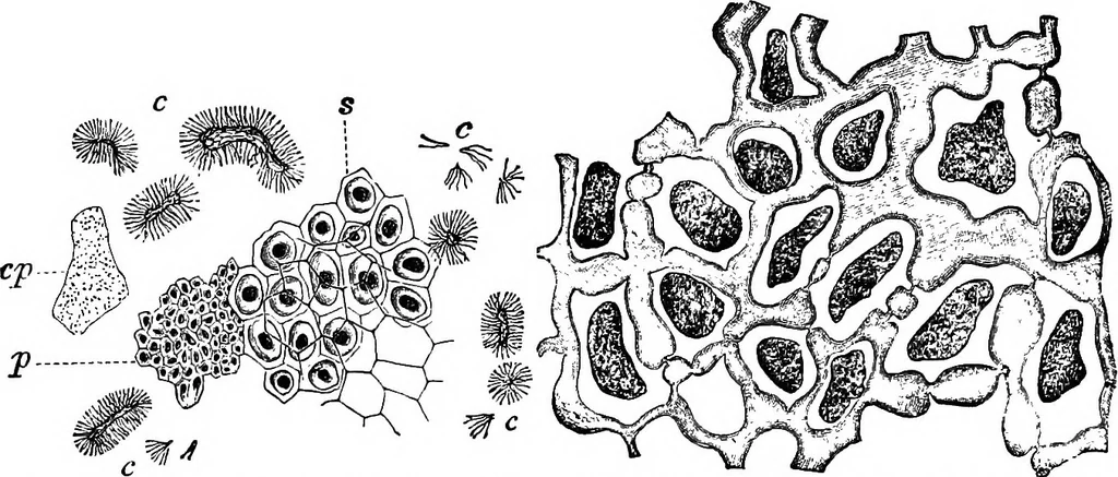 An illustration from The microscopy of vegetable foods : with special reference to the detection of adulteration and the diagnosis of mixtures, 1906, leaf 286